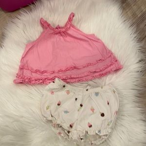 Gymboree 6-12 month Ice Cream Outfit